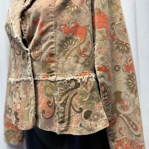 Vintage paisley blazer Women's blazer